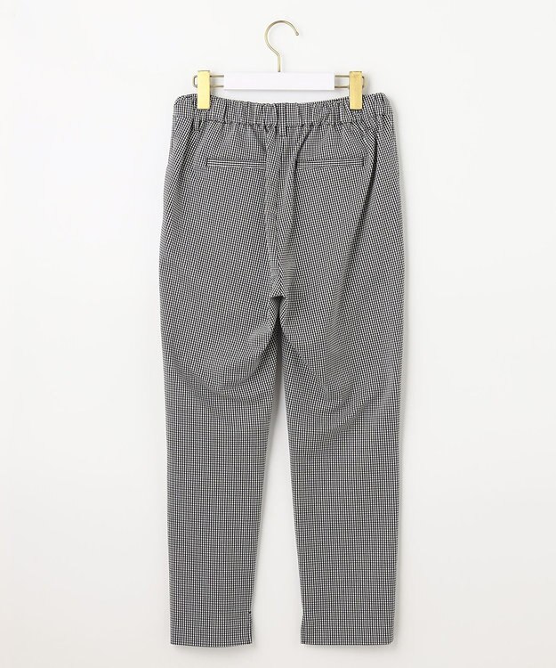 ANY SIS 【洗える】さらさらストレッチ テーパード パンツ ギンガムチェック