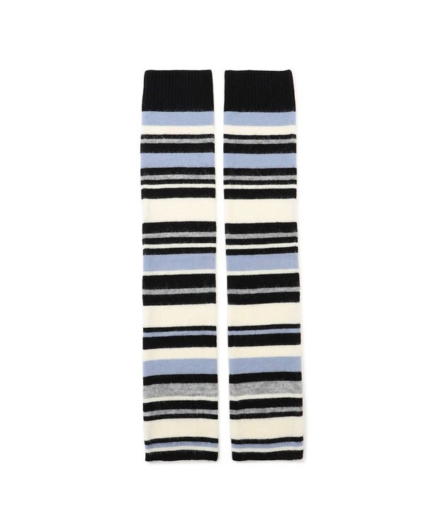 Chacott レッグウォーマー ブラックボーダー