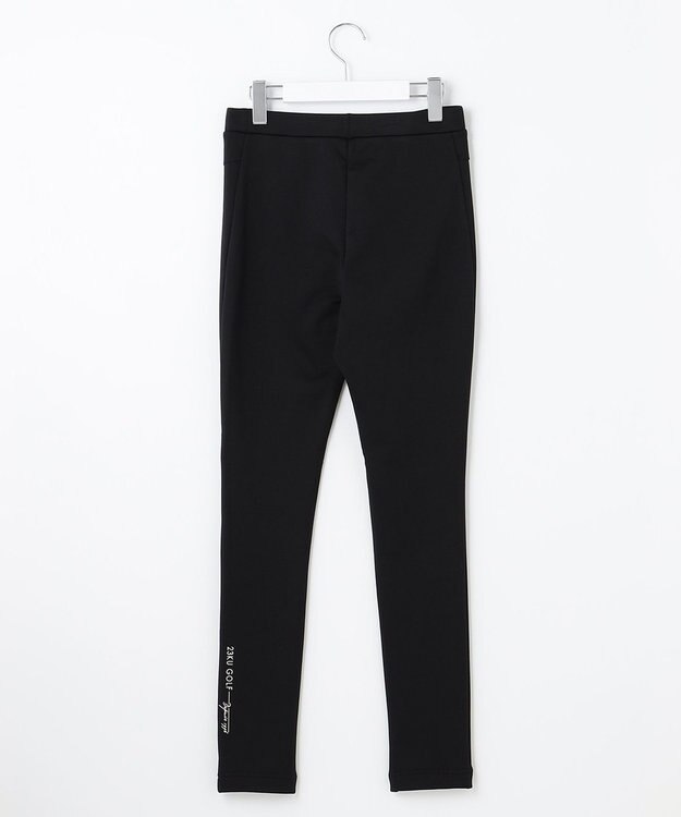 23区GOLF 秋冬のマストアイテム◎【WOMEN】ストレッチ裏フリース レギパン ブラック系