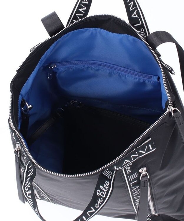 LANVIN en Bleu エヴリー ポーチ付2wayリュック ブラック