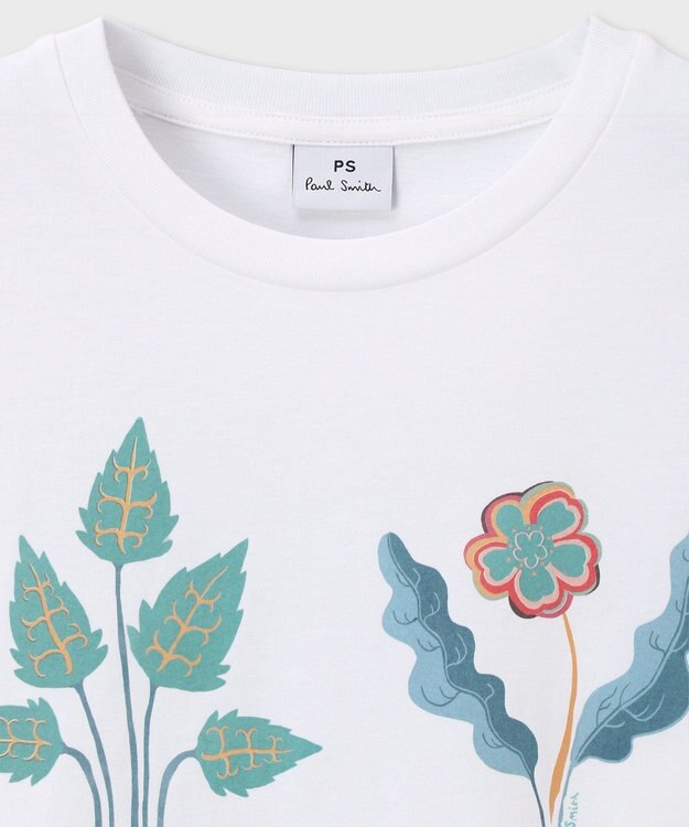 Paul Smith Botanical Art 長袖Tシャツ ホワイト