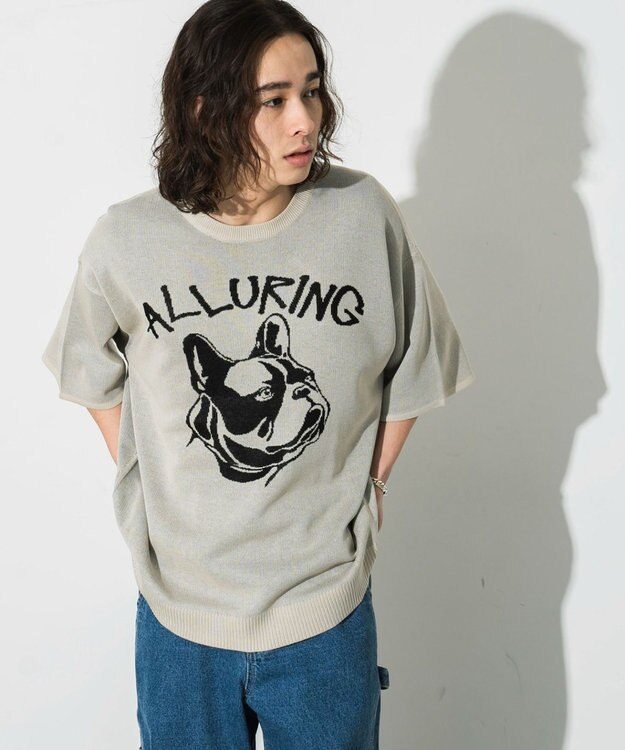 WEGO 【ユニセックス着用ITEM】ジャガードニットプルオーバー（S） ホワイト