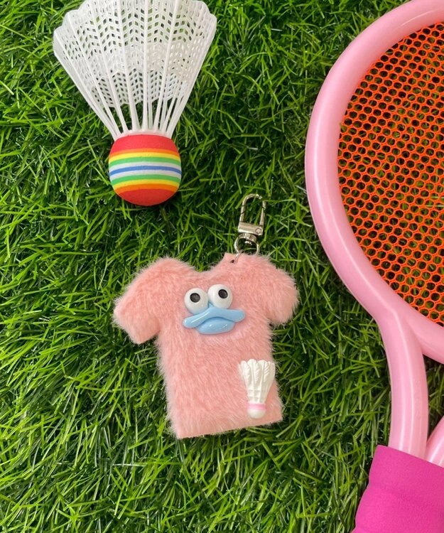 WEGO イケイケスポーツユニフォームモンスターぬいぐるみキーホルダー ピンク