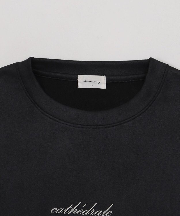 WEGO 【ユニセックス着用ITEM/2点SET/MLサイズ展開】アクセ付きフェイクスウェードプルオーバー ブラック中濃色