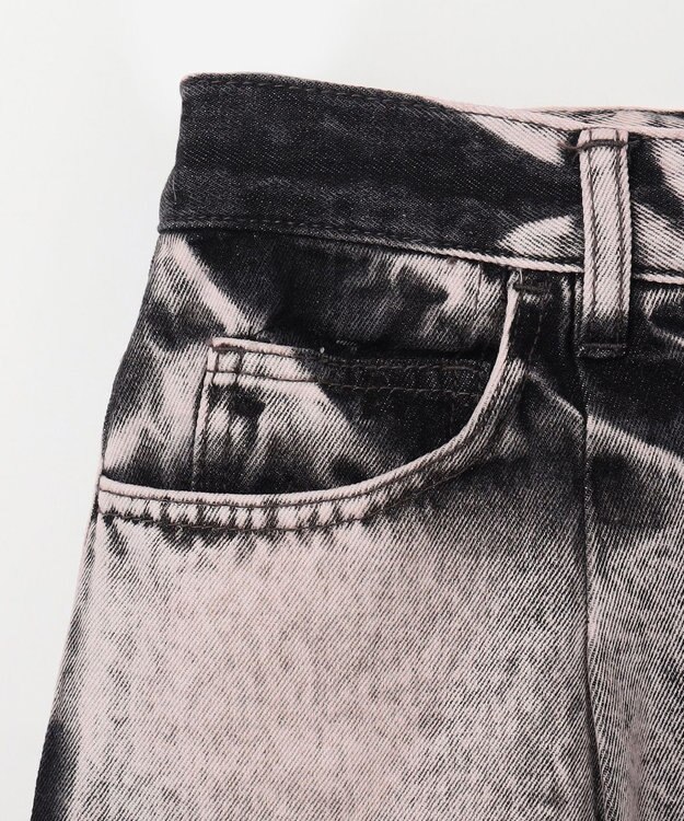 GRACE CONTINENTAL タイダイコクーンデニムパンツ ピンク