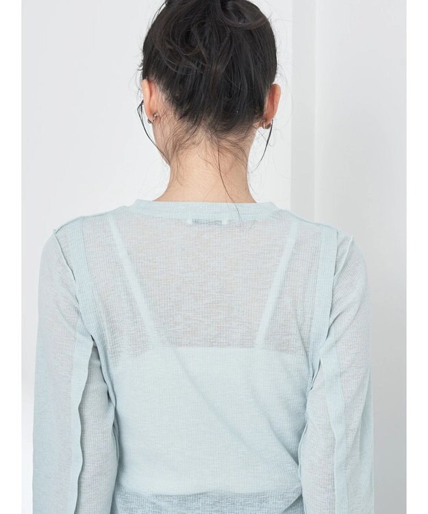 earth music&ecology シアーテレコプルオーバー Mint