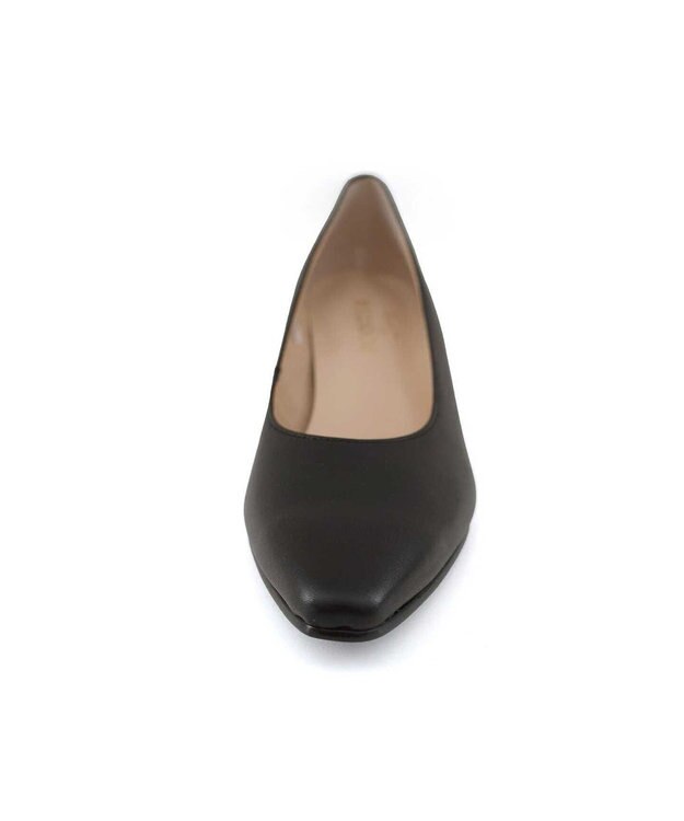 Pointer 【5cmヒール】日本製 高級本革プレーンパンプス ブラック