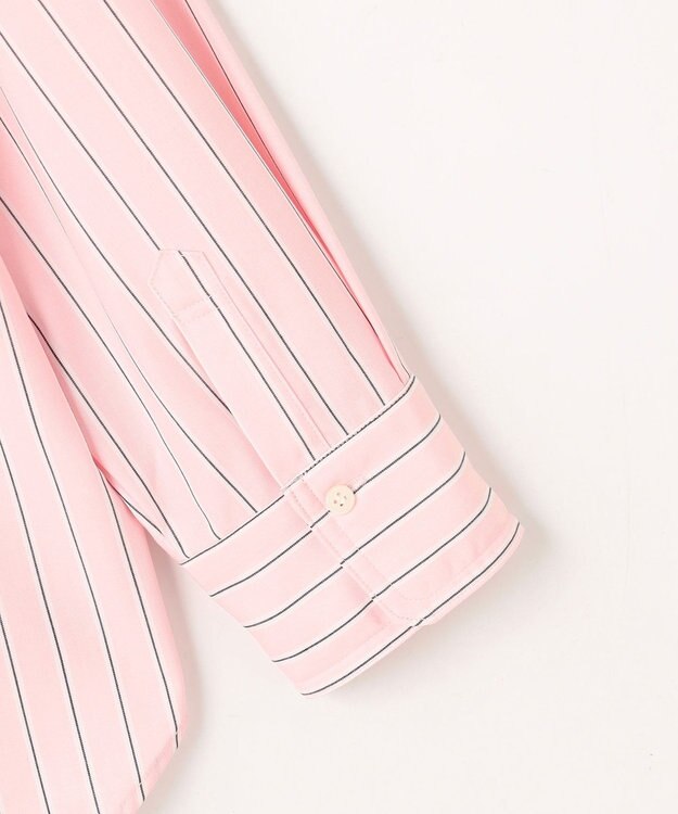 ANY ANYオーバーサイズシャツ ピンクストライプ