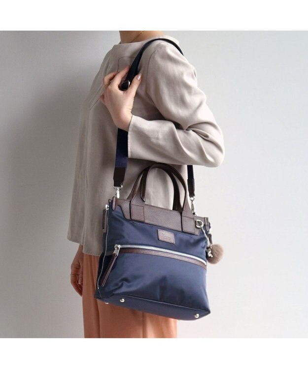 ACE BAGS & LUGGAGE Kanana project PJ-14 ショルダーバッグ 17312 カナナプロジェクト トートバッグ ２way ネイビー