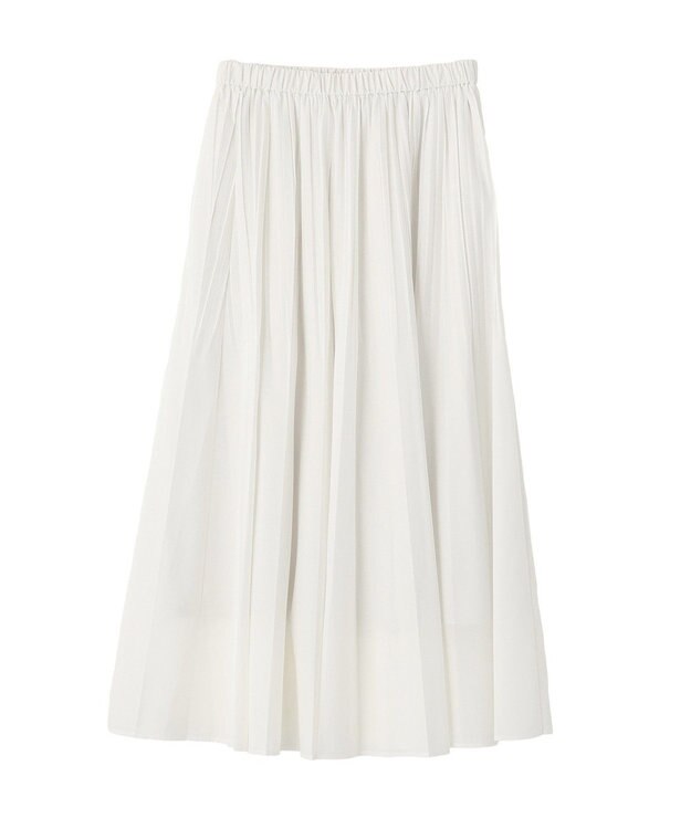 AMERICAN HOLIC 【選べる丈】シアープリーツスカート Off White