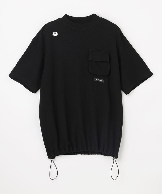 PW CIRCULUS 【WOMEN】DRY COOL MOVE モックネックT  ゴルフウェア レディース ブラック系