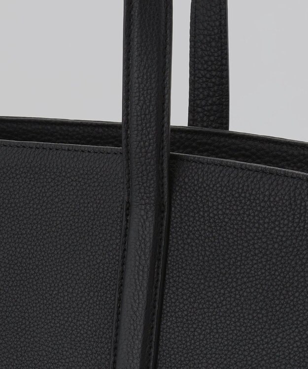 GOTAIRIKU 【ETIAM】シュリンク ファスナートートバッグ（L）《Flexi》 ブラック系