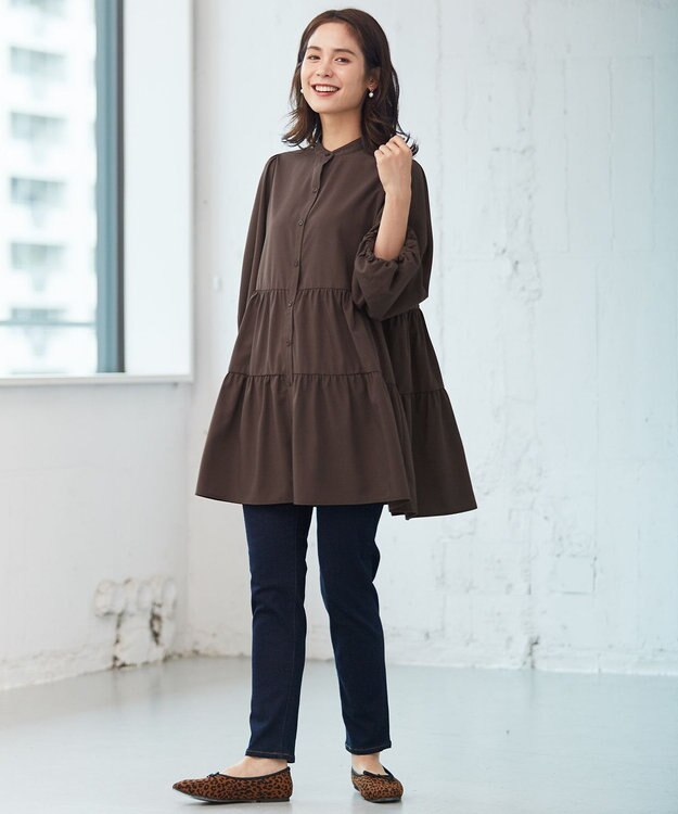 ANY L 【洗える】STYLE UP SKINNY デニムパンツ インディゴ