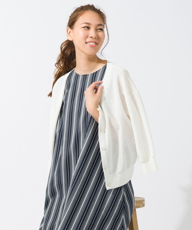 ONWARD Reuse Park 【組曲】ニット春夏 ホワイト