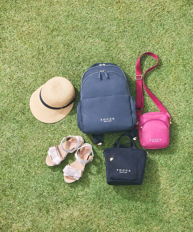 TOCCA 【WEB＆一部店舗限定】【撥水・環境に優しい素材】COLLINA BUCKETBAG バケットバッグ ブラック系