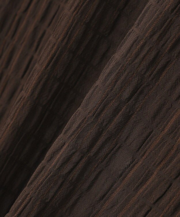 earth music&ecology アソートラッフルブラウス Brown