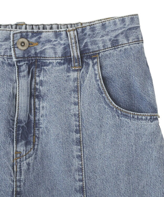 YECCA VECCA 綿麻バギーデニムパンツ Light Indigo