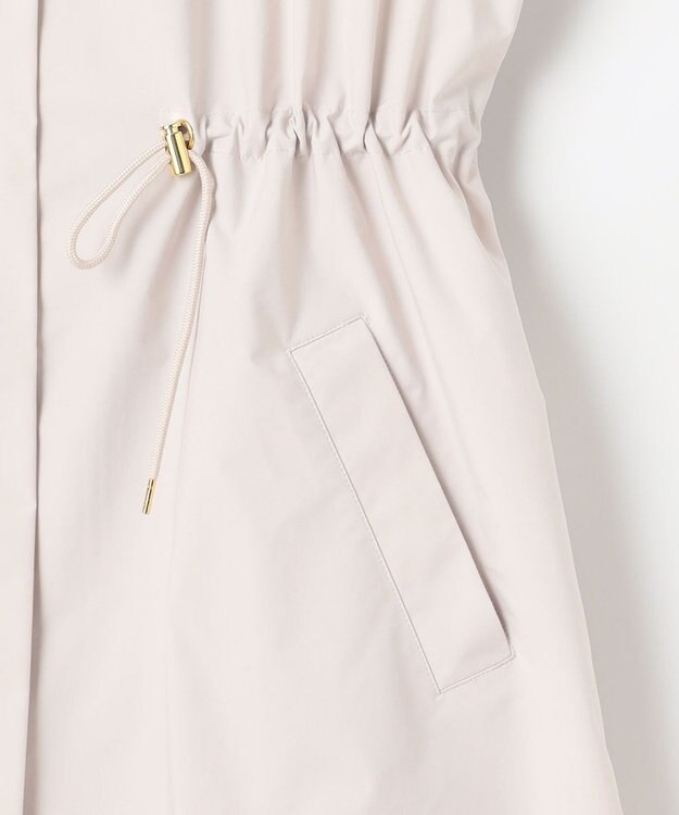 ANY 【手洗い可能】ライトフーデットコート ライトグレー系