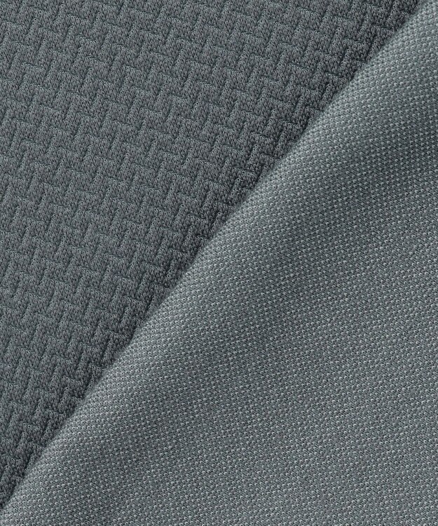 J.PRESS MEN お出かけシーンにも最適【J.PRESS PREMIUM JERSEY】ジャガードリンクス コンビパーカー グレー系