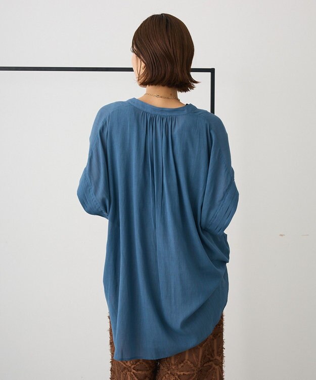 CRAFT STANDARD BOUTIQUE ヴィンテージボイルミルフィーユチュニック Blue