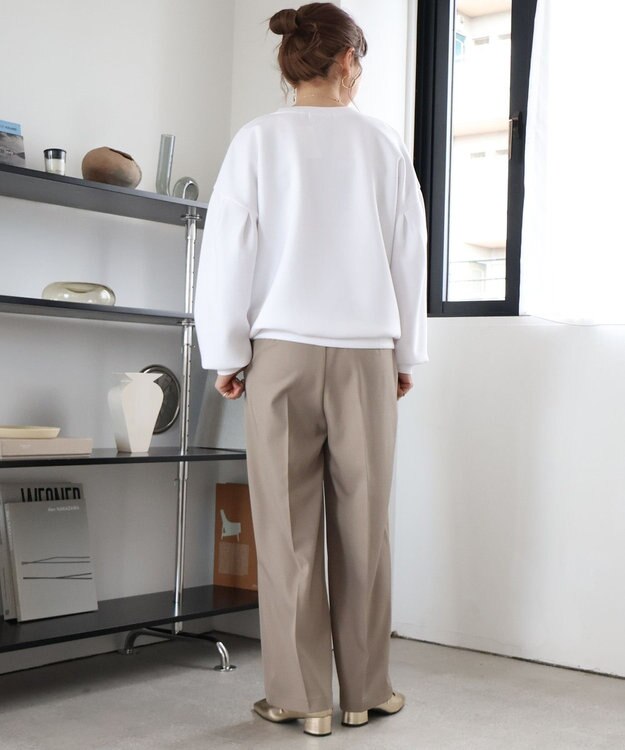 AMERICAN HOLIC 袖タックポンチプルオーバー Off White