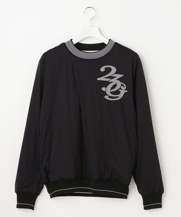 23区GOLF  【MEN】リバーシブルニット 防風裏地 2WAY ブラック系1