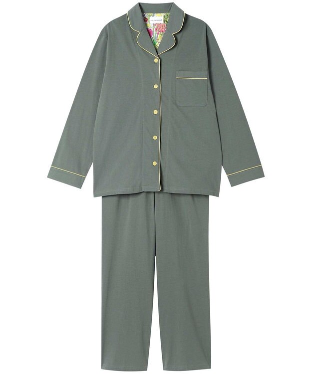 une nana cool 【綿100％】ハイゲージ天竺パジャマ　ＭＡＤＥ　ＷＩＴＨ　ＬＩＢＥＲＴＹ　ＦＡＢＲＩＣ DR