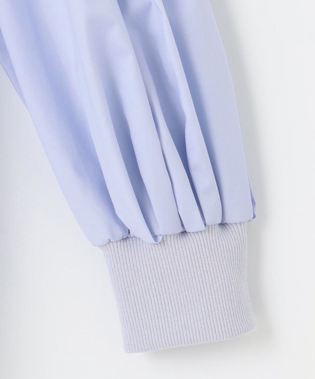 #Newans リラックスフィットタートルネックブラウス サックスブルー