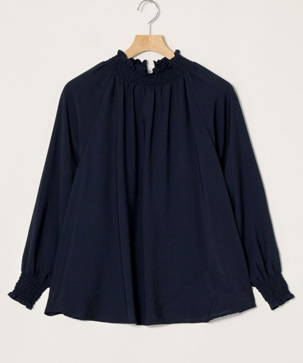 ONWARD Reuse Park 【any SiS】ブラウス秋冬 ネイビー