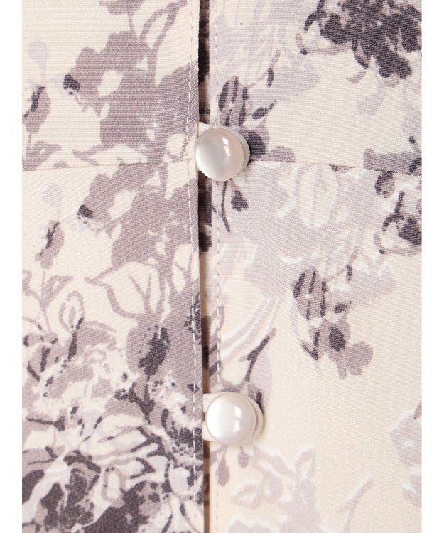 Maison de FLEUR フラワープリントワンピース Pink Beige