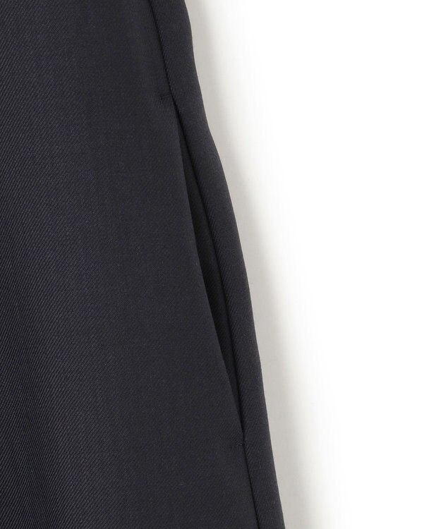 23区 L 【洗える】TWビエラ シャツワンピース ネイビー系