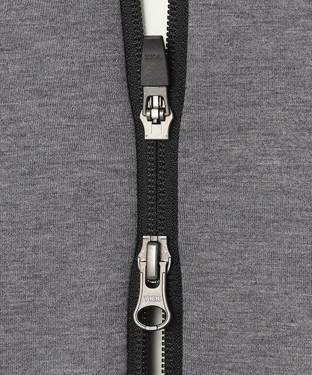 23区GOLF 【MEN】【23Fondation/WEB&一部店舗限定】 フルジップ パーカー ライトグレー系