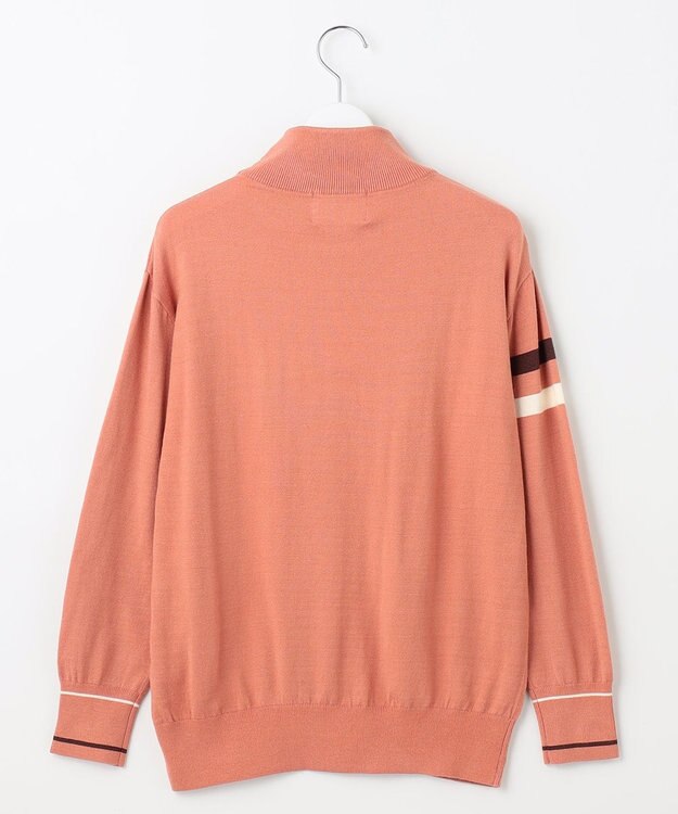 23区GOLF 【23Fondation/WOMEN】レーヨンストレッチ カラーニット ライトオレンジ系