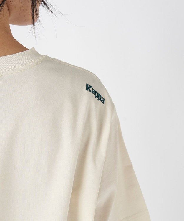 OP／FILA 【Kappa】ブランドロゴ Tシャツ オフホワイト
