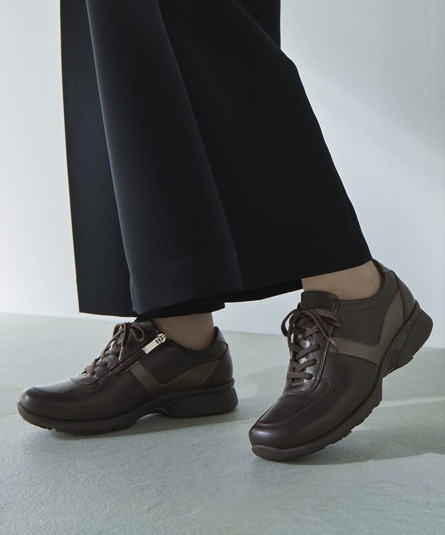 ASICS WALKING ペダラ レディース スニーカー ブラウン系