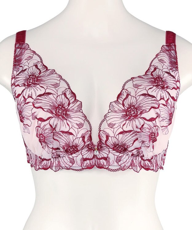 San-ai Resort（三愛水着楽園） エレガントコレクション【2409】単品ブラEFGカップ 【northerly】 ボルドー