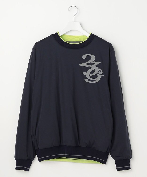 23区GOLF  【MEN】リバーシブルニット 防風裏地 2WAY ネイビー系1