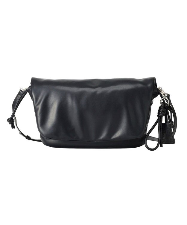 Green Parks パテッドドロストショルダーバッグ Black