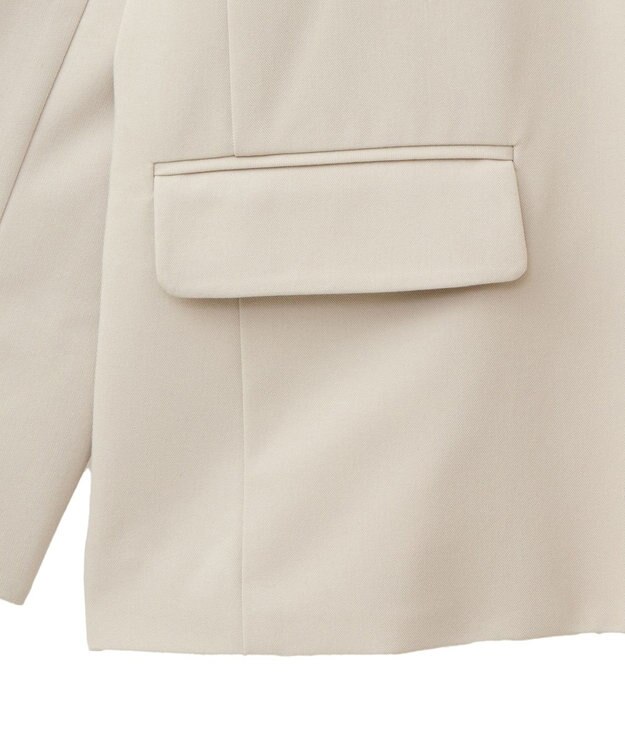 earth music&ecology シングルテーラードジャケット ベージュ