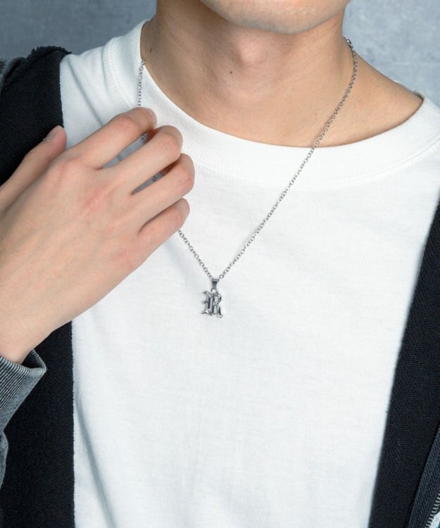 WEGO Mイニシャルネックレス 柄1