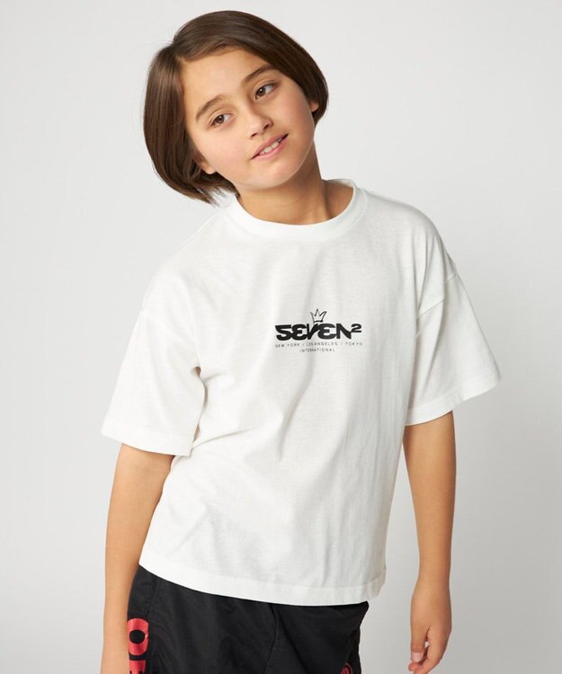 OP／FILA 【SEVEN2】グラフィックTシャツ ホワイト