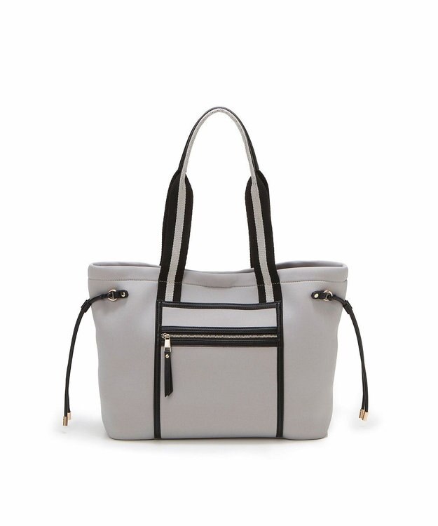 TOPKAPI 【新色追加】【TREASURE TOPKAPI】ネオプレン フロントポケット 2way トートバッグ グレー