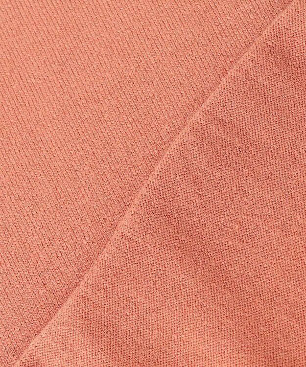 23区GOLF 【23Fondation/WOMEN】レーヨンストレッチ カラーニット ライトオレンジ系