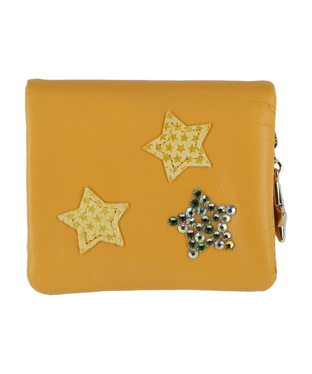 tsumori chisato CARRY きら星スター ミニ財布財布 2つ折り財布 イエロー