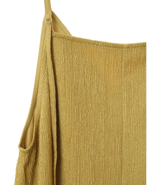 Green Parks BEST PRICE 表面感カットキャミワンピース Yellow