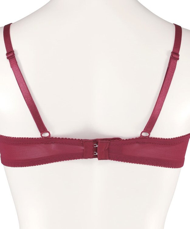 San-ai Resort（三愛水着楽園） 【WEB限定】【プチプラブラセット】純欲カラーヌーディーレーシーストリングブラ＆ショーツセット 【northerly】 ボルドー