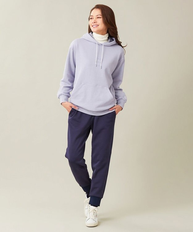 23区GOLF 定番あたたかインナー【WOMEN】エニワイズ無地 カットソー ホワイト系