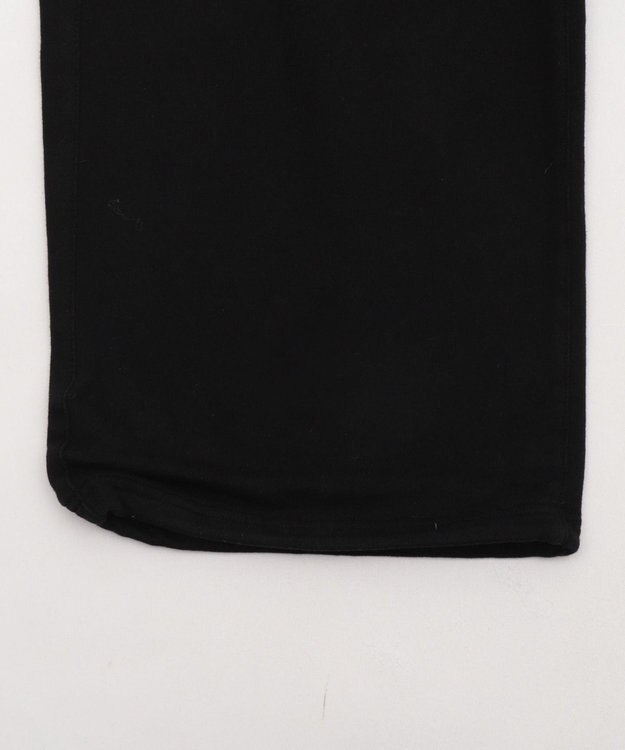 WEGO 【ウエストゴム】リボンカーゴスウェットパンツ ブラック