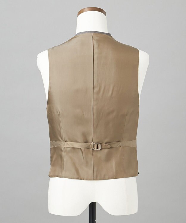 GOTAIRIKU 【DORMEUIL】AMADEUS365 3ピーススーツ （グレーチェック） ライトグレー系4