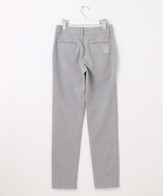 23区GOLF ウールライクなキレイ見えボトムス【WOMEN】【ストレッチ】ＴＲストレッチ ベーシックパンツ ライトグレー系